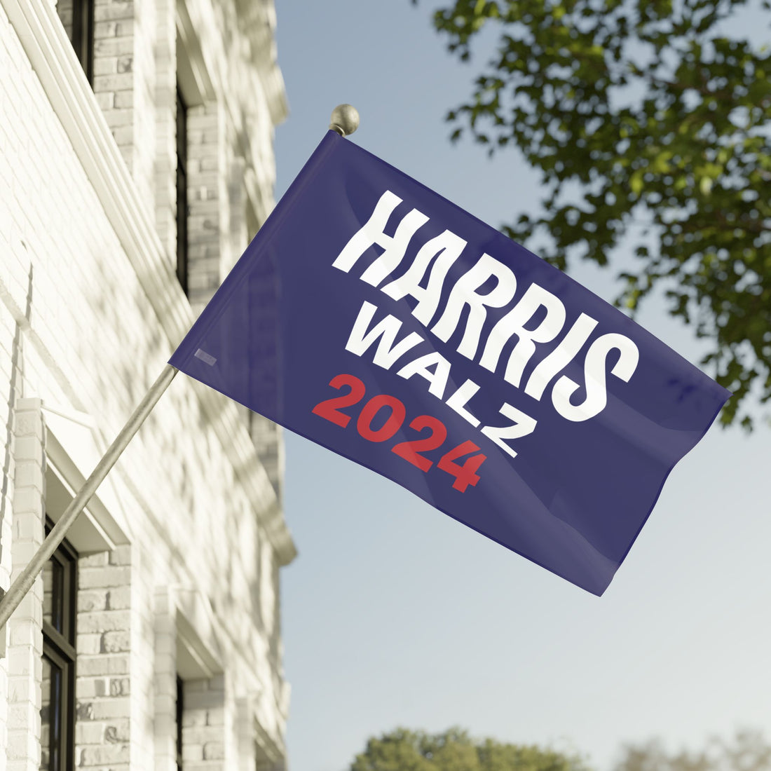 Ticket 2024 - Harris / Walz Blue  Flag