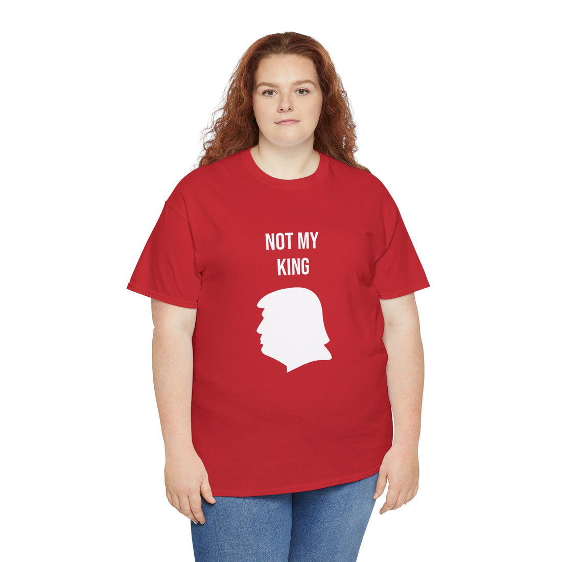 Not My King - Trump Silhouette T-Shirt