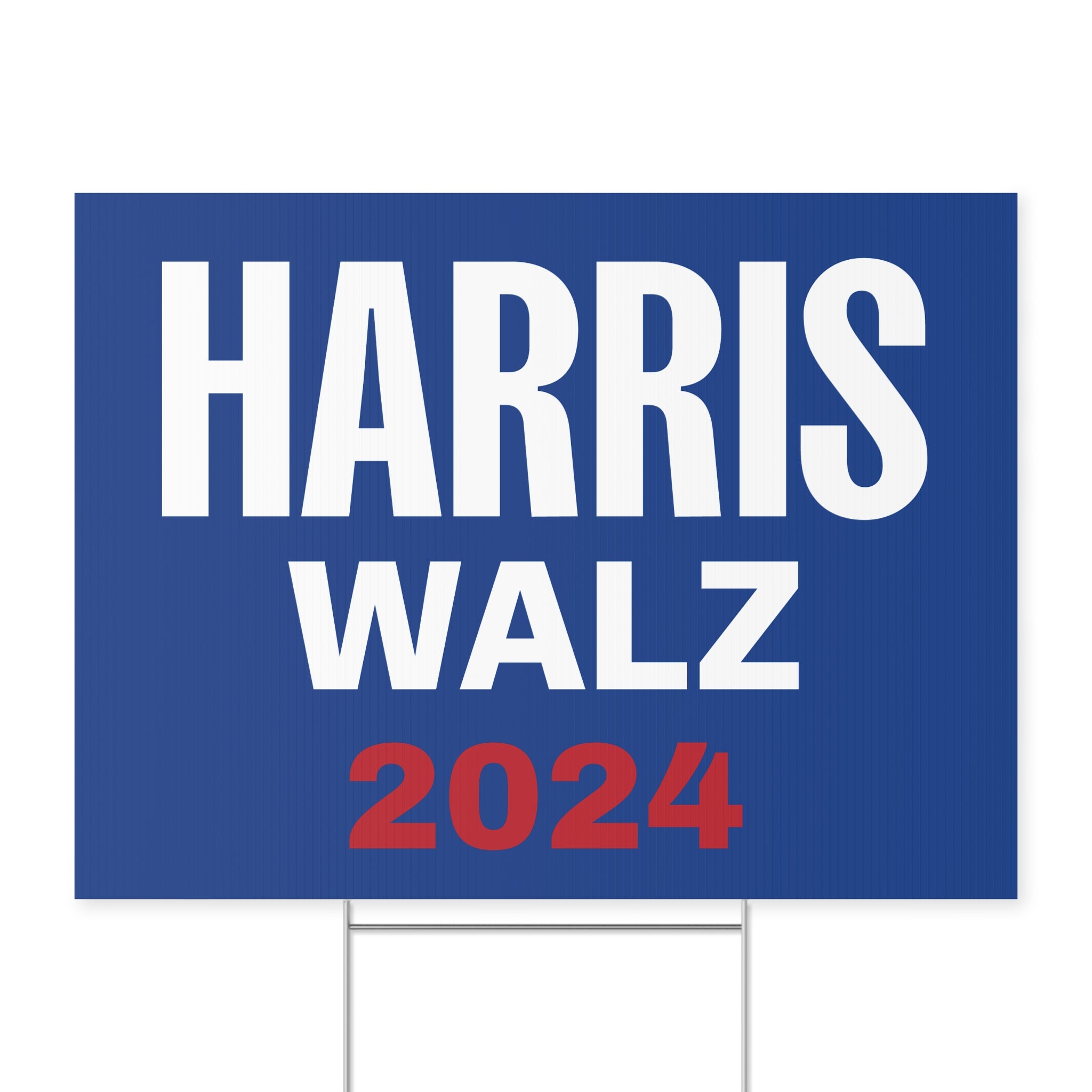 Ticket 2024 - Harris/Walz Blue Yard Sign