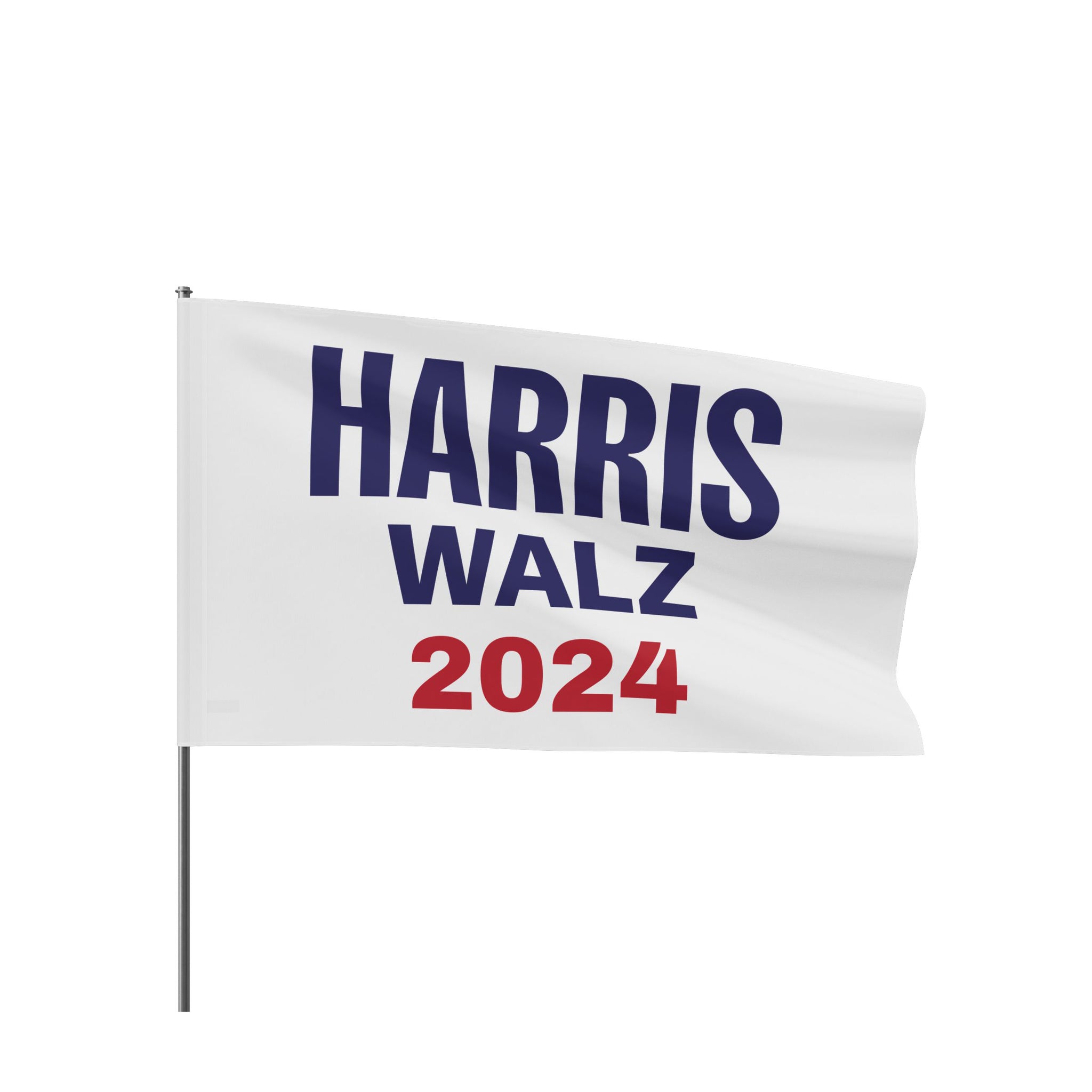 Ticket 2024 - Harris / Walz White Flag