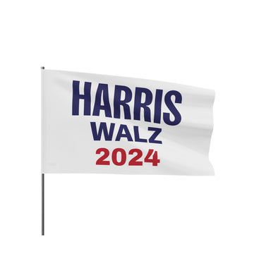 Ticket 2024 - Harris / Walz White Flag